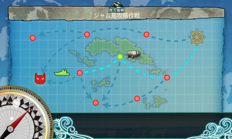 4-1 ジェム島攻略作戦 マップ