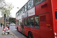 bus route 49 at Kensington, Palace Gate