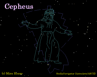 ケフェウス座の絵入り星図