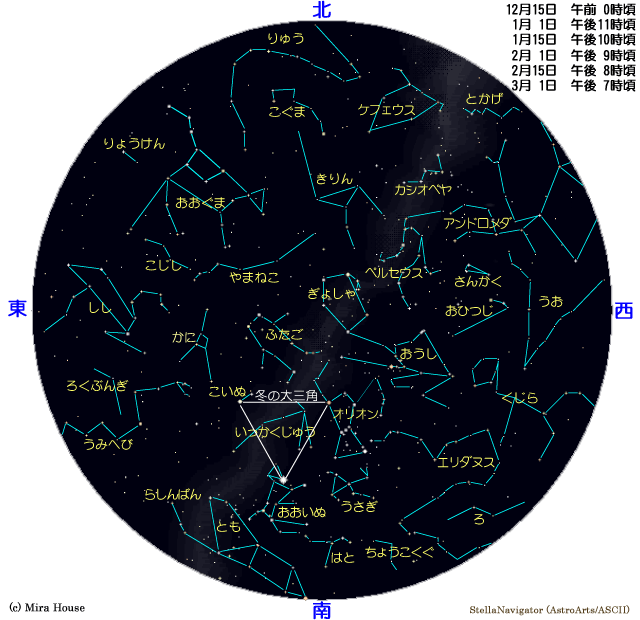 冬の星空