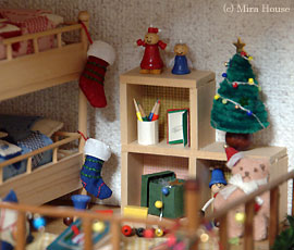 クリスマスの部屋の写真