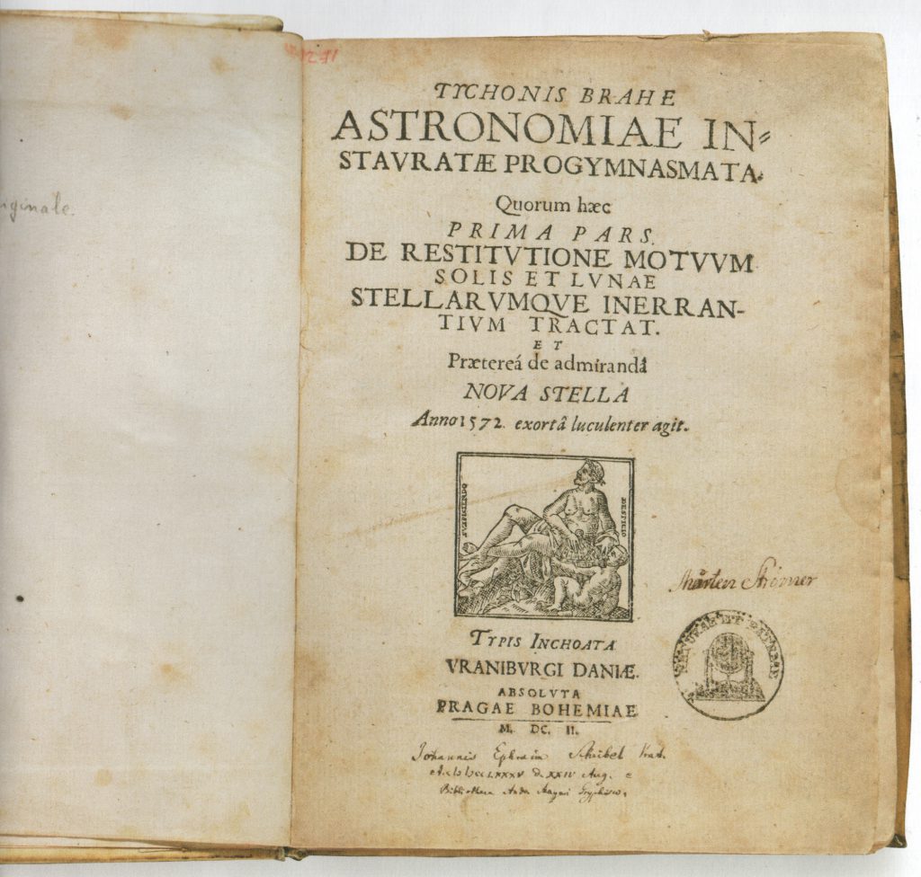 新天文学の序論（ティコ・ブラーエ，1602）