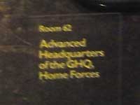 Room 62 Advenced Headquarters of the GHQ,Home Forces /FX33