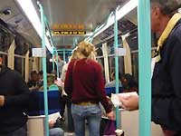 Inside of DLR from Greenwich to Bank /FX33