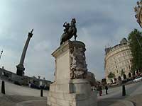 Equestrian Statue of Charles I and Nelson's Column