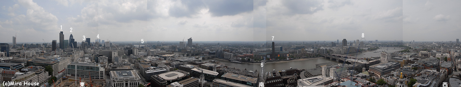 panorama from St.Paul's Cathedral