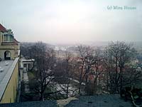 プラハ窓投出事件の窓から見た風景