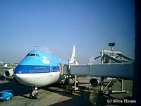 KLMオランダ航空の B747-400 Bangkok